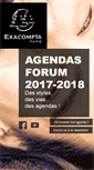 Mobile Screenshot of agendas-forum.fr